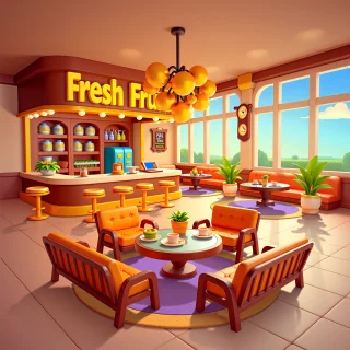 cartoon 3d perspective scene holo-v1
